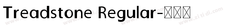 Treadstone Regular字体转换